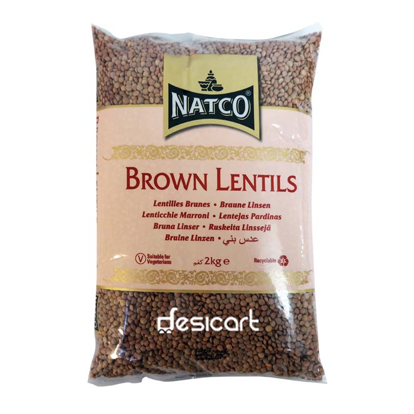 NATCO BROWN LENTILS 2KG