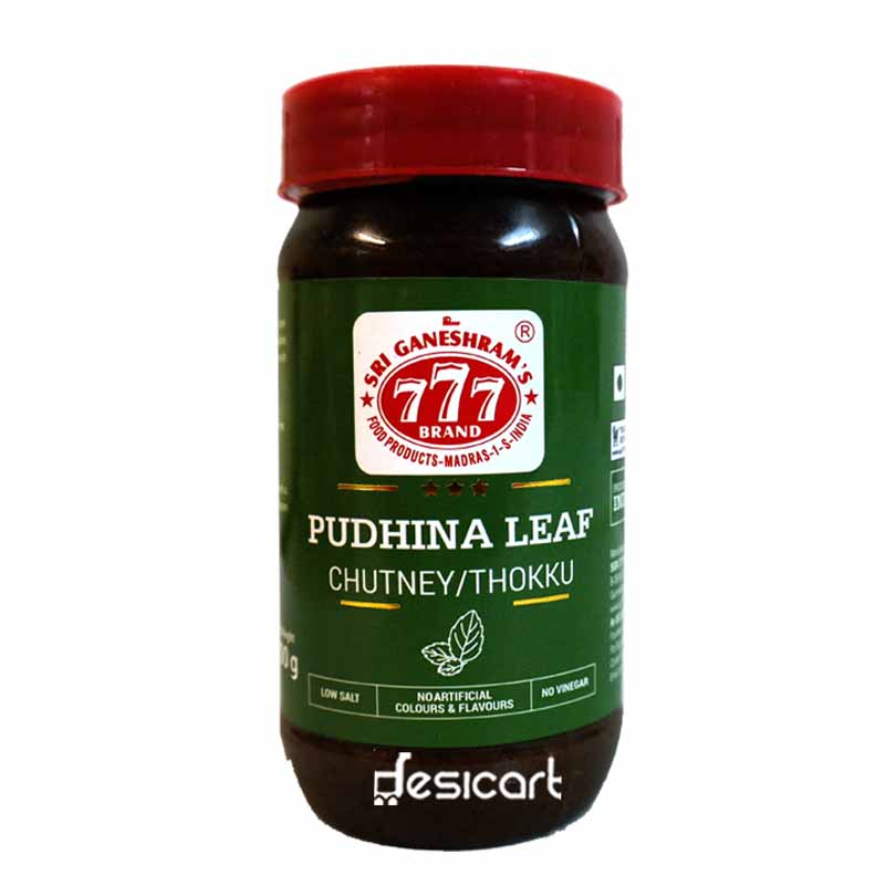 777 Pudhina Leaf Chutney/Thokku 300g