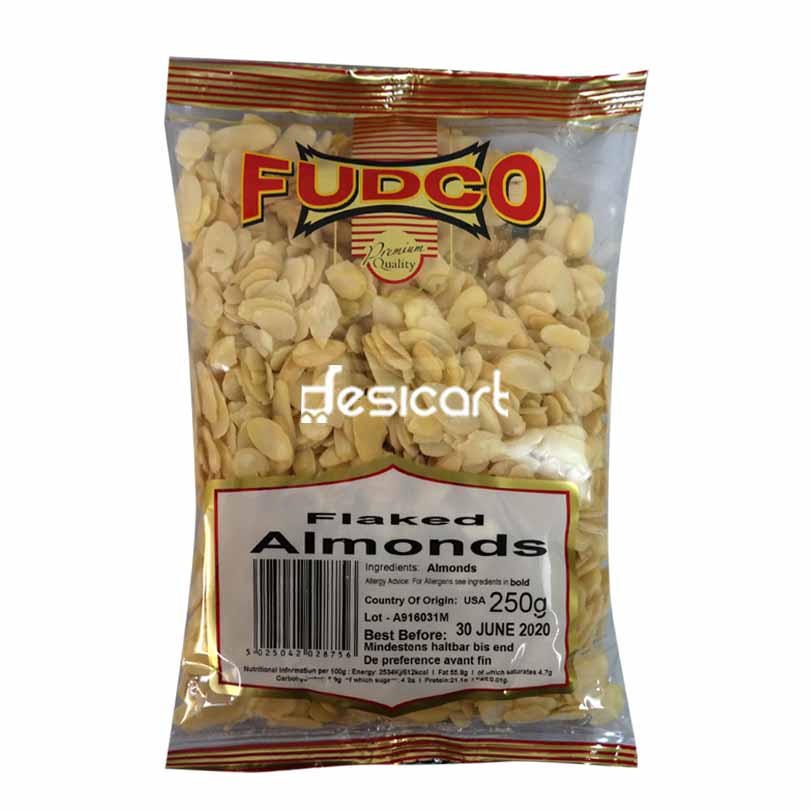 FUDCO ALMONDS FLAKED 250G