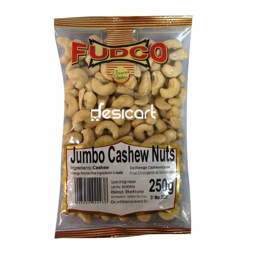 FUDCO CASHEW NUTS JUMBO 250G