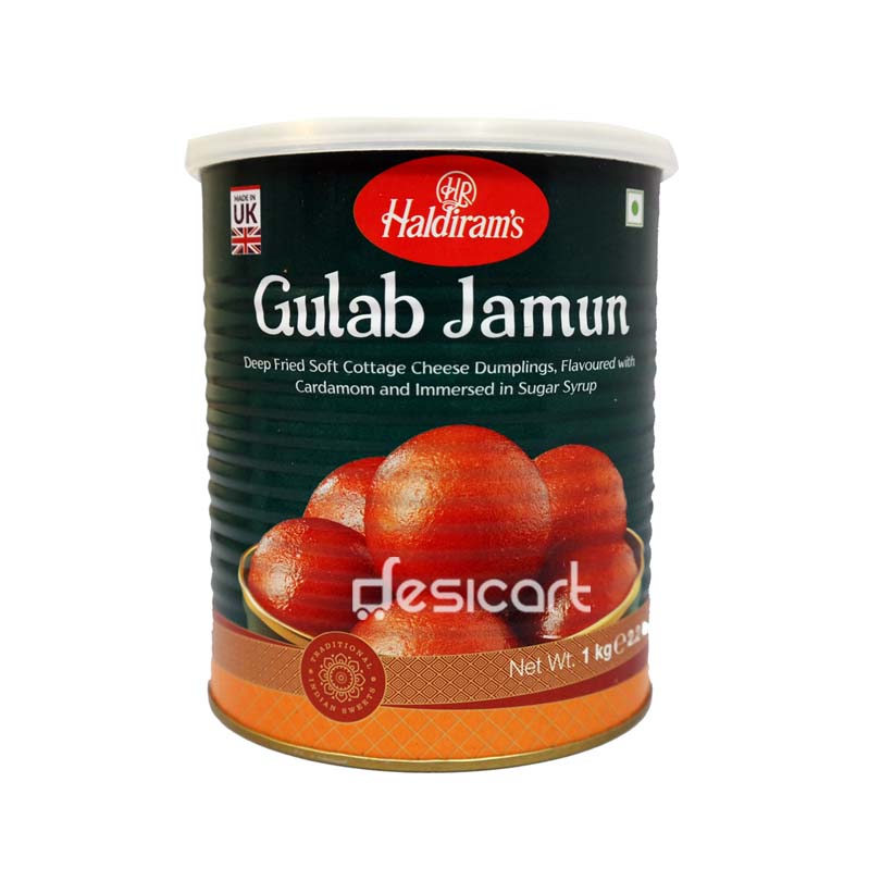 HALDIRAM'S GULAB JAMUN (TIN -READY TO EAT)1KG