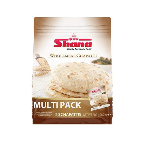 Shana Chapatti Multi Pack 20's 800g