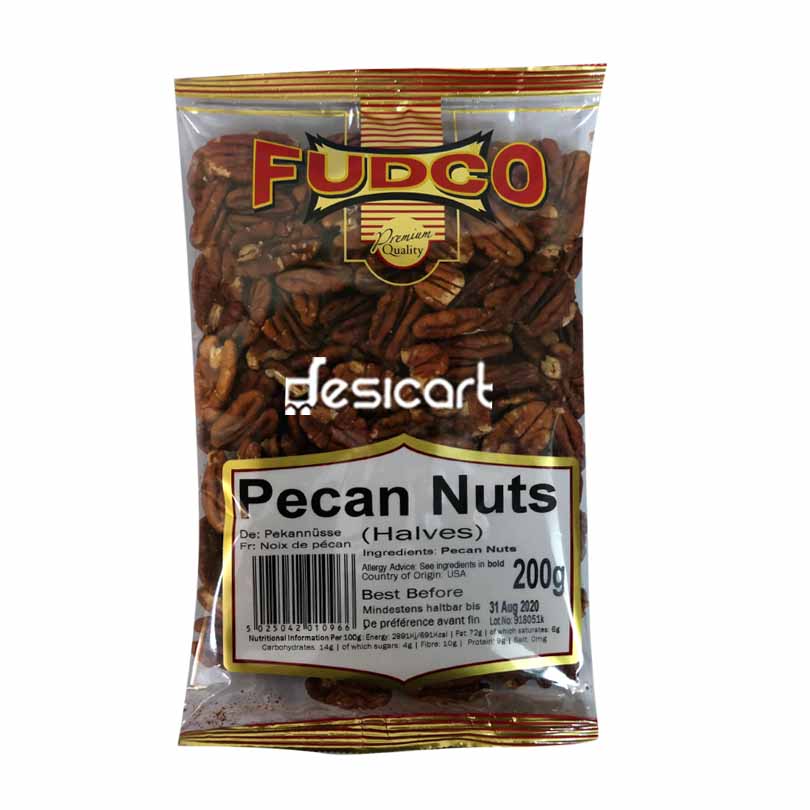 FUDCO PECAN NUTS (HALVES) 200G