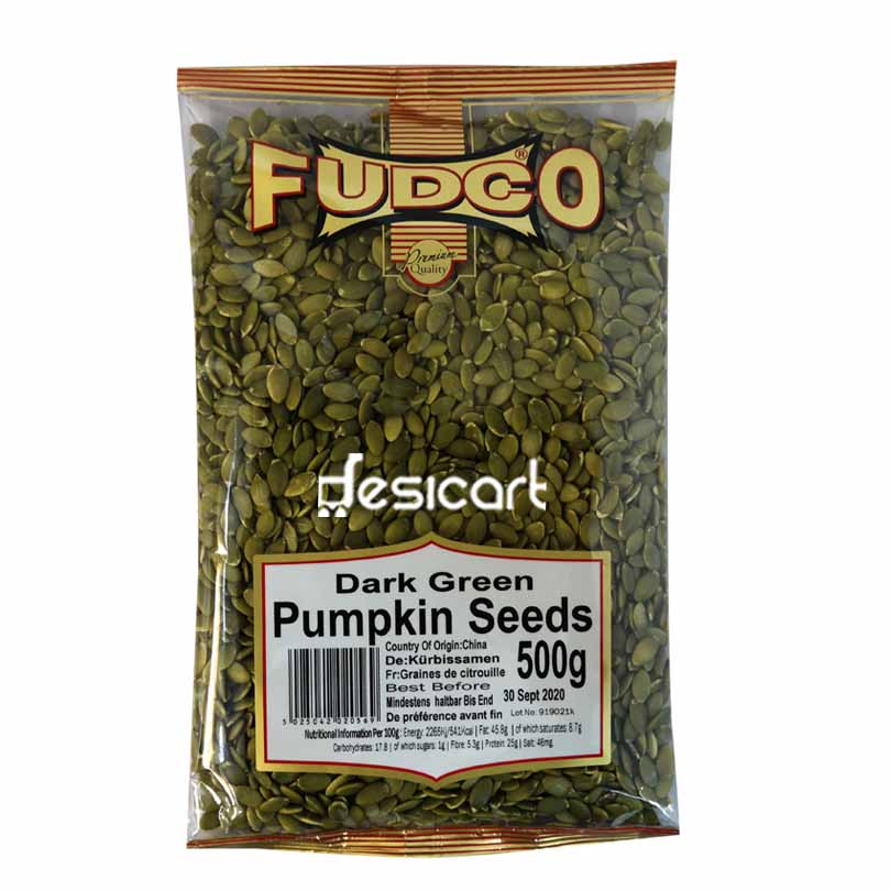 Fudco Pumpkin Seeds Dark Green 500g