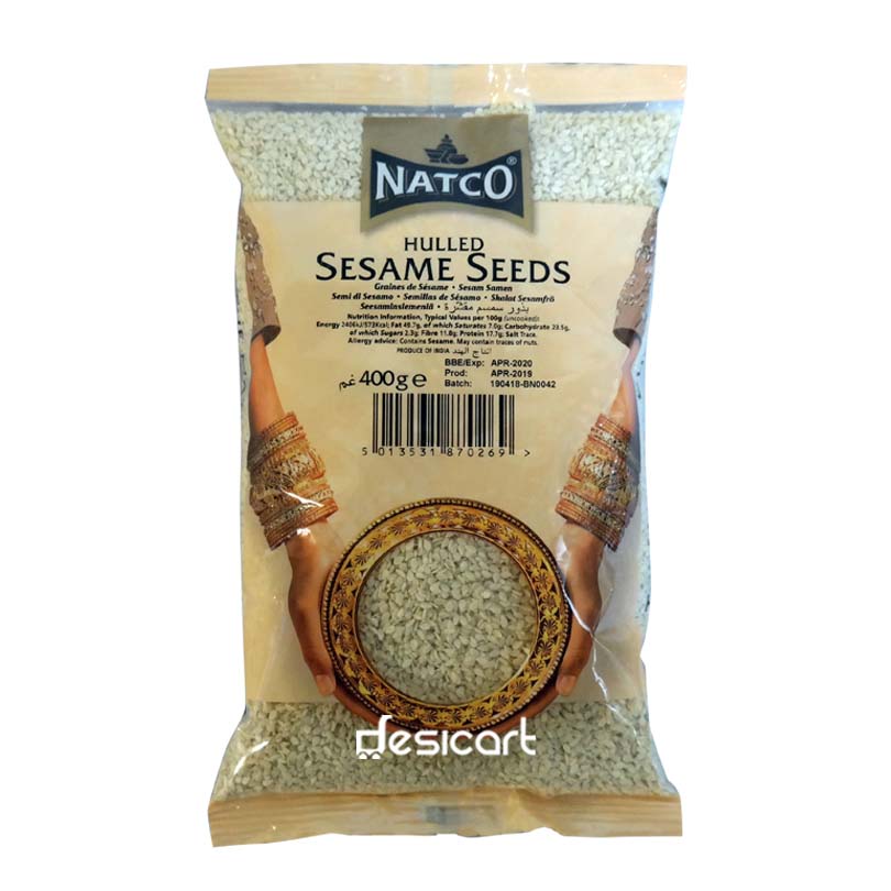 NATCO SESAME SEEDS HULLED 400G