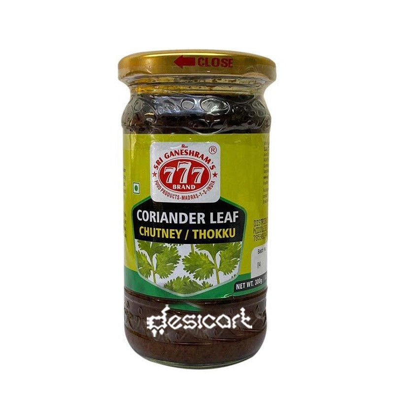 777 CORIANDER LEAF CHUTNEY / THOKKU 300G