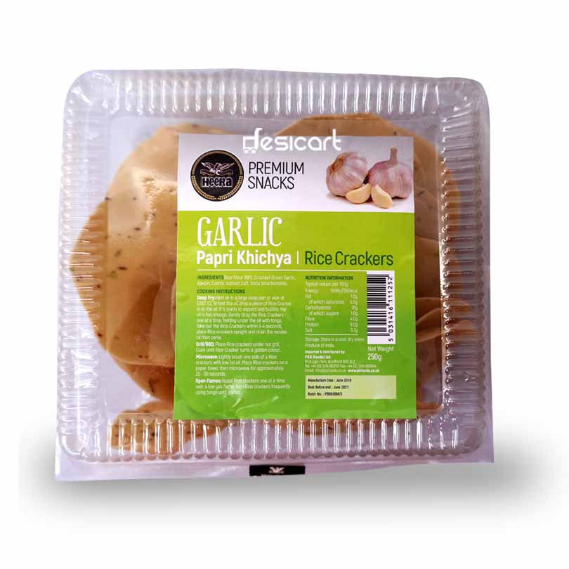 HEERA GARLIC  PAPRI KHICHIYA 250G
