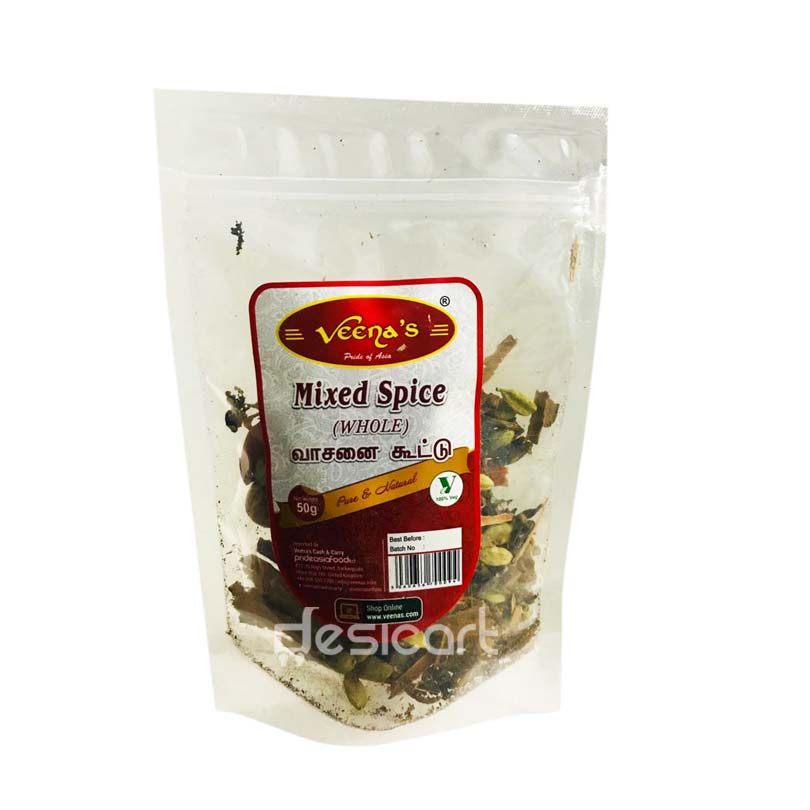 VEENA'S SPICE MIX WHOLE 50G