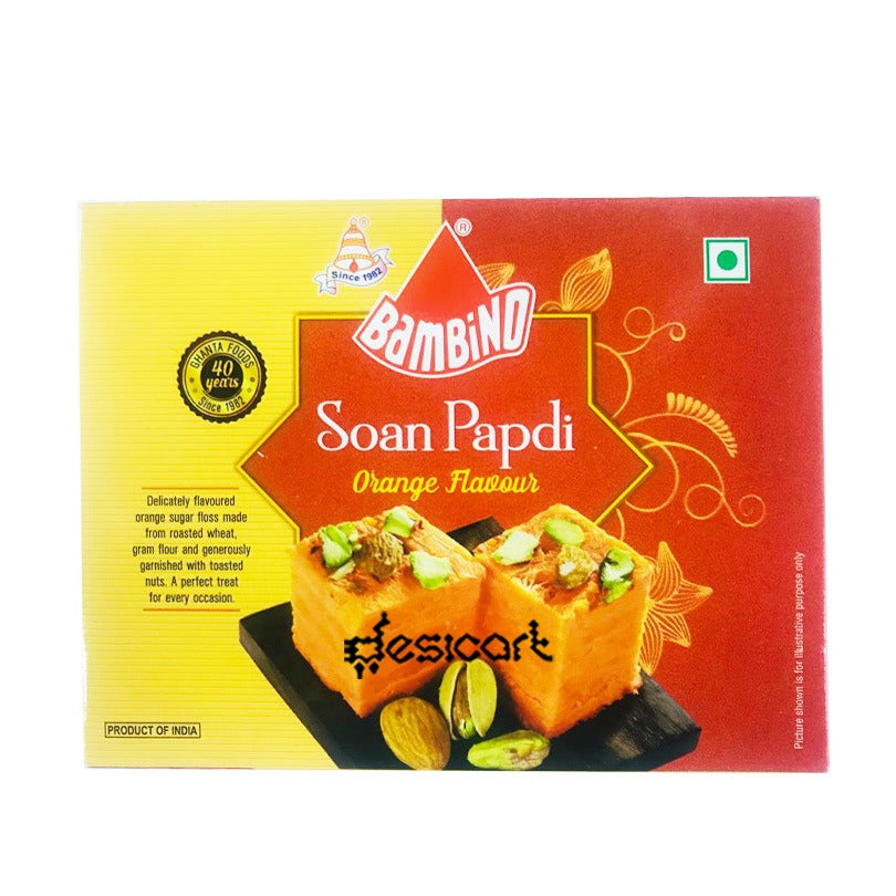 BAMBINO SOAN PAPDI (ORANGE FLAVOUR) 250G