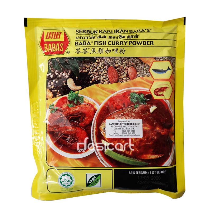 Baba’s Fish Curry Powder 1kg