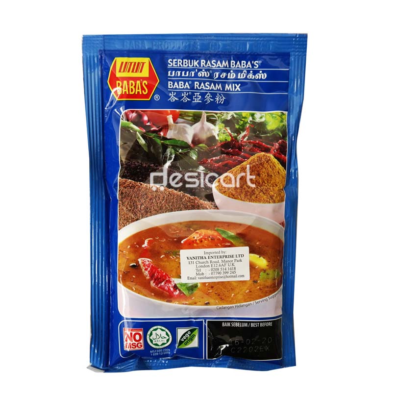 Buy Baba’s Rasam Powder 125g Online in the UK
