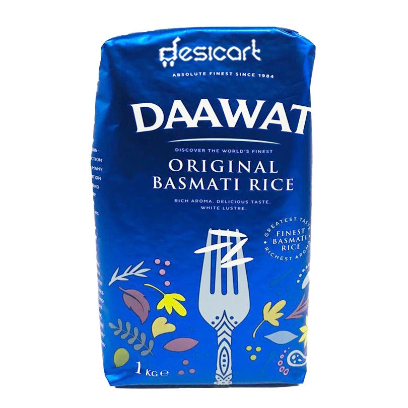 DAAWAT ORIGINAL BASMATI RICE(BLUE) 1KG