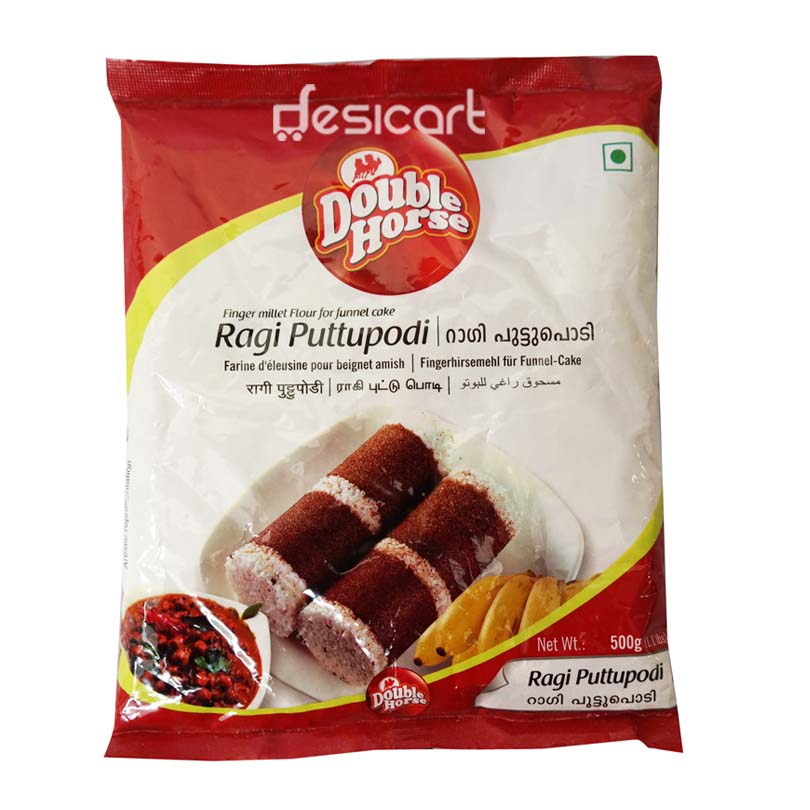 DOUBLE HORSE RAGI PUTTU PODI 500g