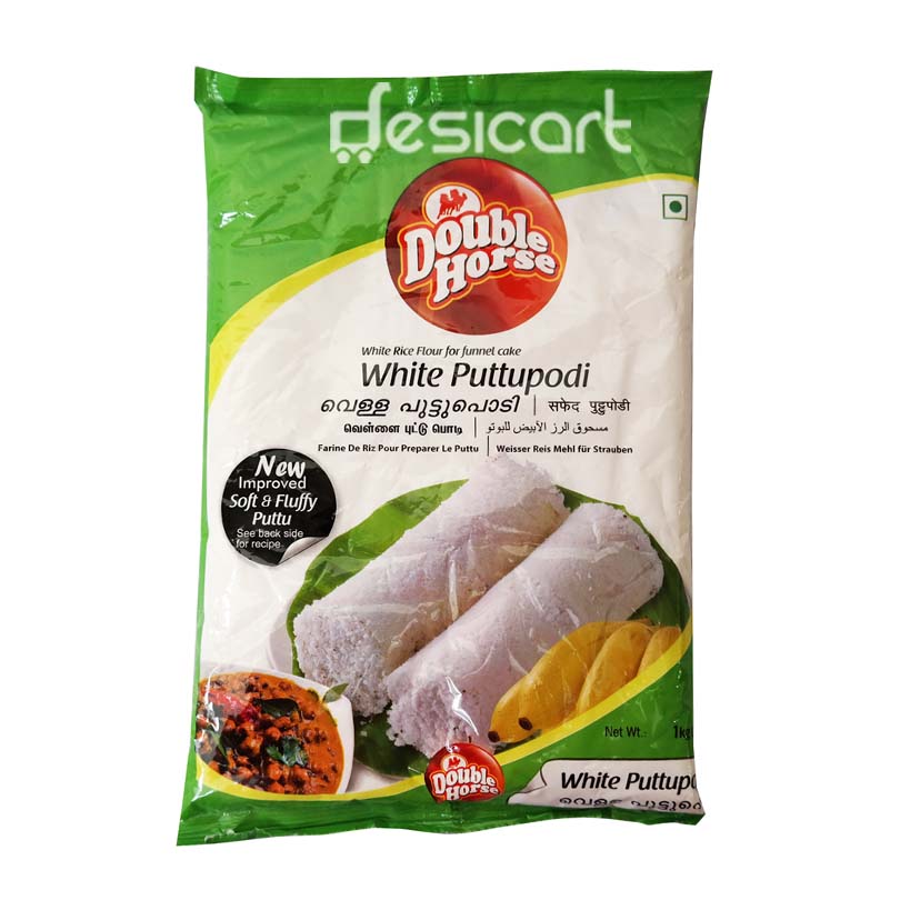 DOUBLE HORSE WHITE PUTTU PODI 1KG