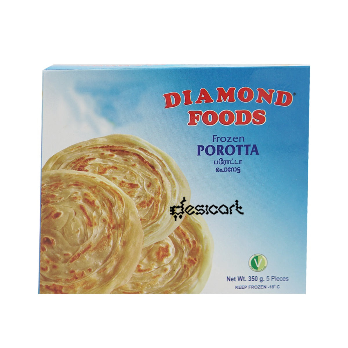 Buy Diamond Porotta 5pcs 350g at Desicart.co.uk - Online Indian Grocery Store UK