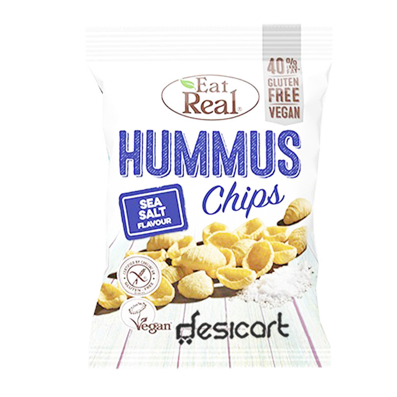 EAT REAL HUMMUS SEA SALT CHIPS 113G