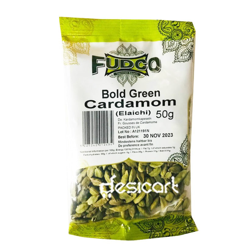 FUDCO CARDAMOM GREEN BOLD 50G