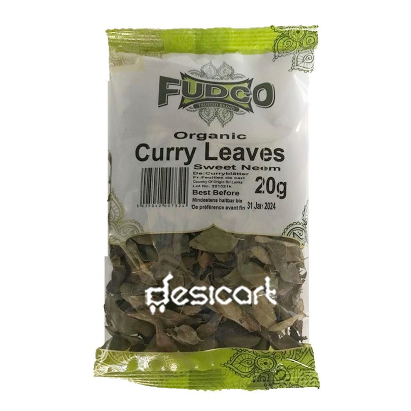 FUDCO ORGANIC CURRY LEAVES 20G