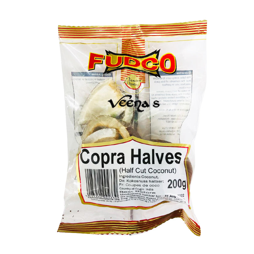 FUDCO COPRA HALVES 200GM