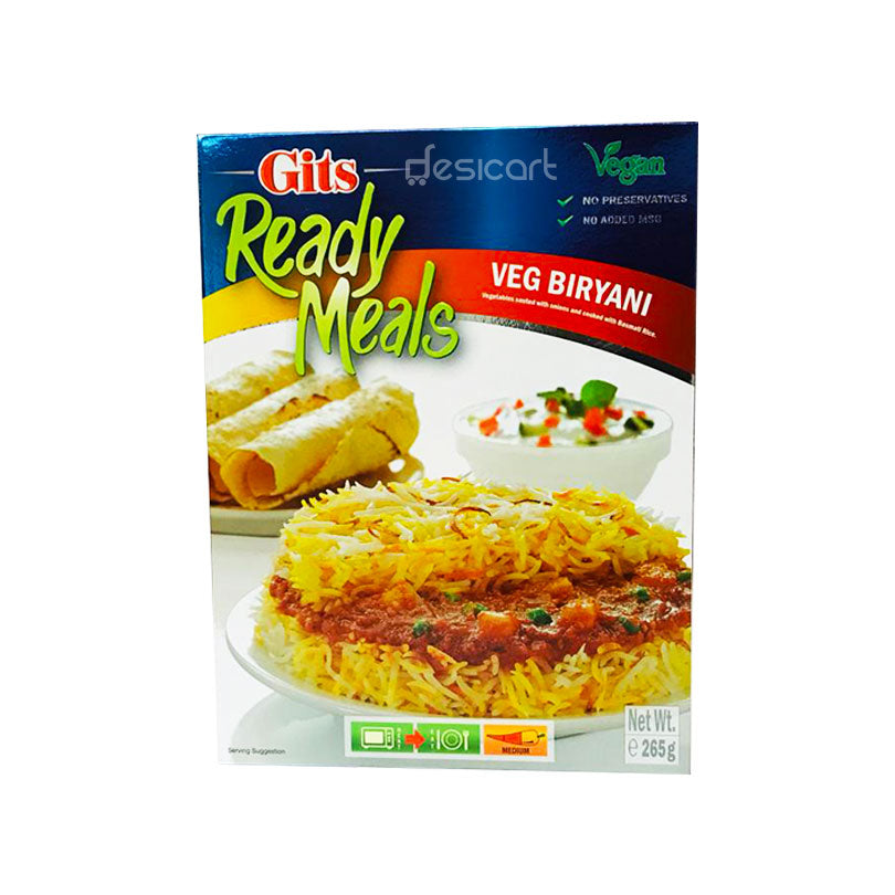 GITS READY MEALS VEG BIRYANI 265G