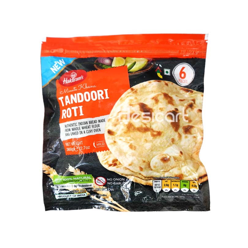 Buy Haldiram Tandoori Roti 6Pcs online -UK | Desicart