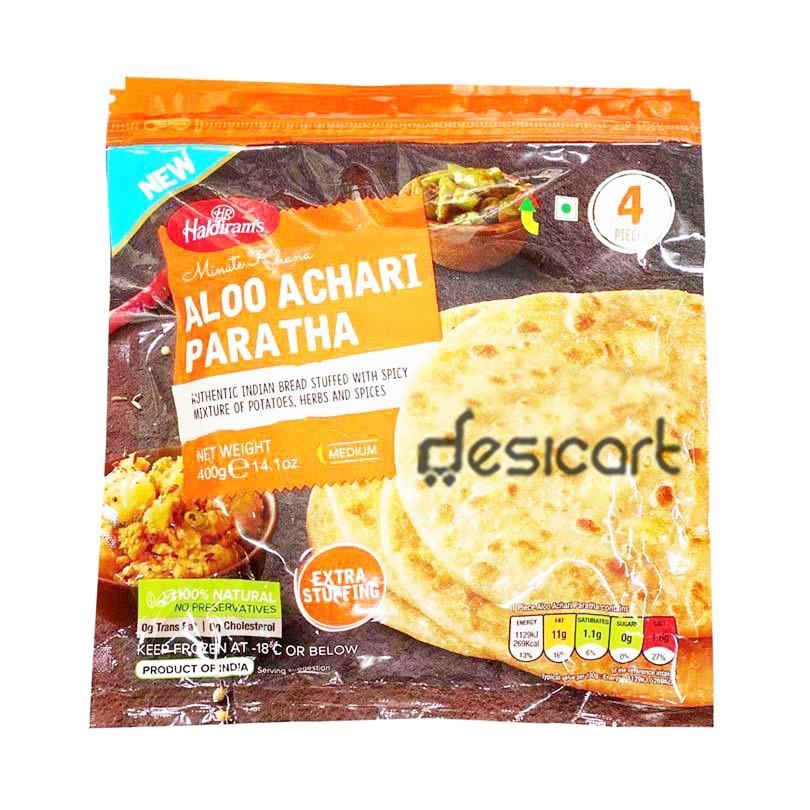 HALDIRAM'S ALOO ACHARI PARATHA 400G