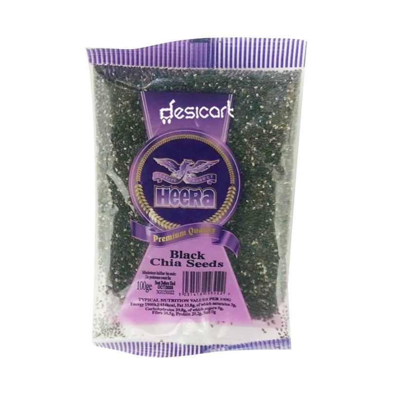 HEERA BLACK CHIA SEEDS 100G