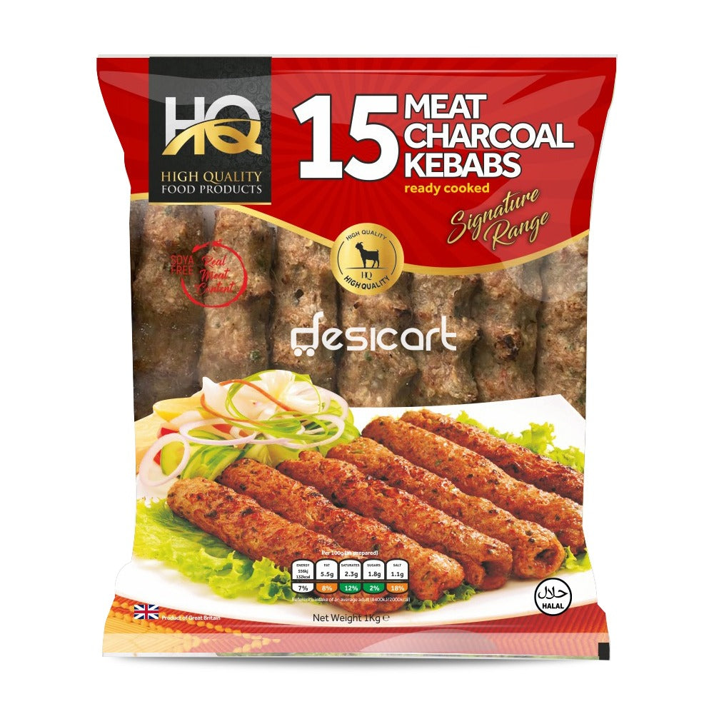HQ 15 Meat Charcoal Kebab 1kg