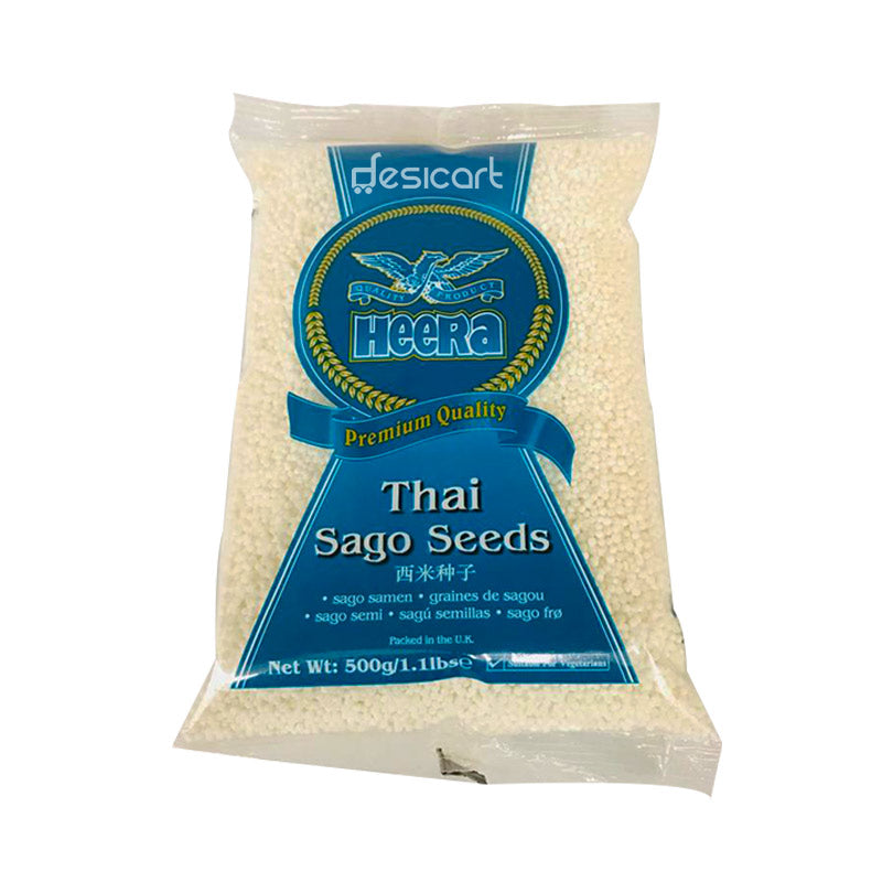 Heera Thai Sago Seeds Tapioca Small 500g