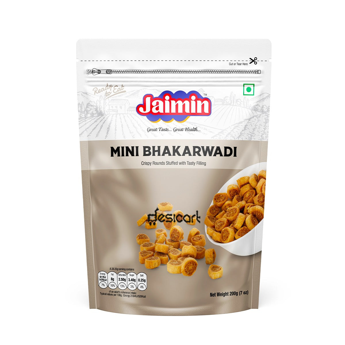 Jaimin Mini Bhakharwadi 200g