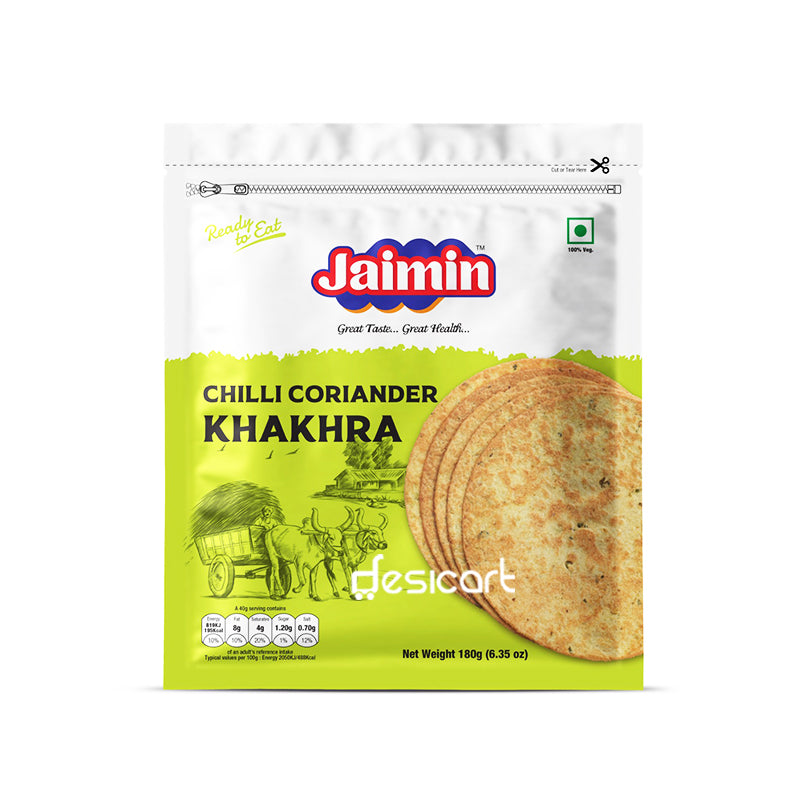 Jaimin Chilli Coriander Khakhra 180g