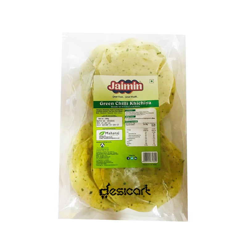 Jaimin Green Chilli Khichiya 200g