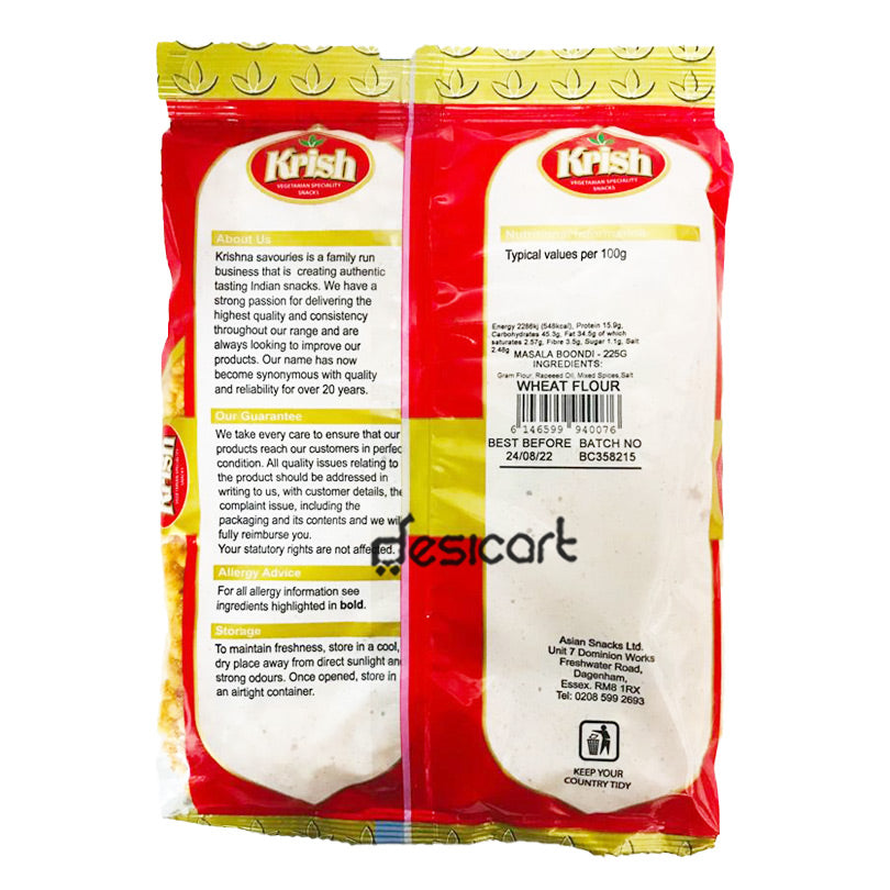 KRISH MASALA BOONDI 225G
