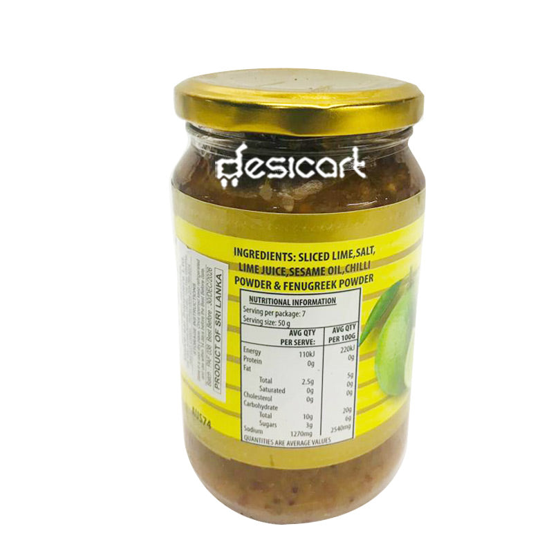 LARICH LIME PICKLE HOT 350G