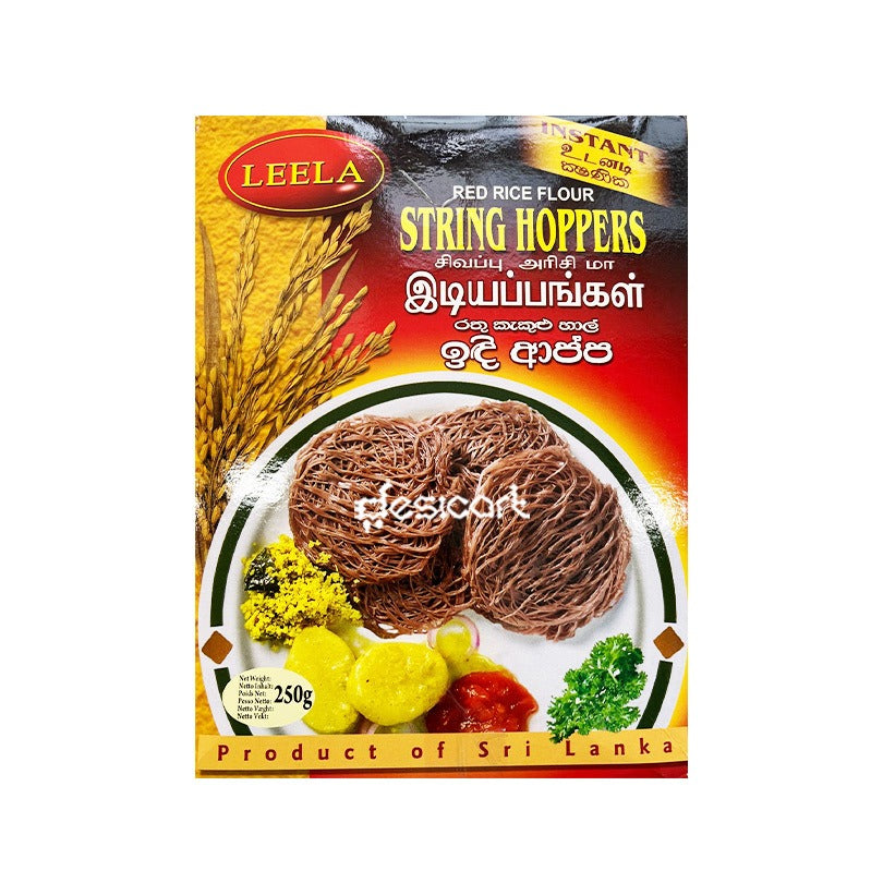 LEELA RED RICE RICE STRING HOPPERS BOX 250G