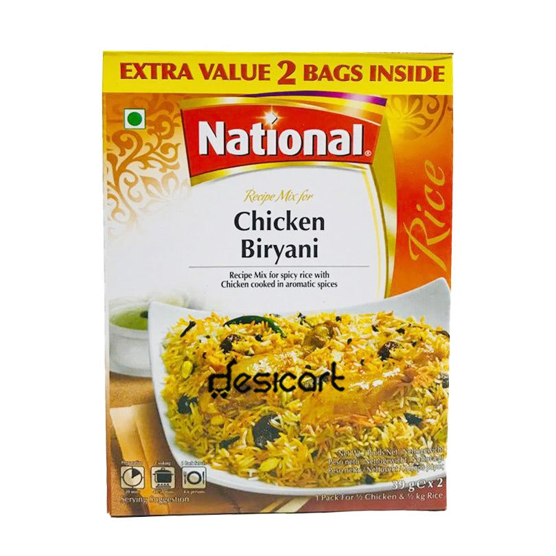 NATIONAL CHICKEN BIRYANI 45G