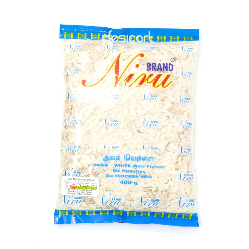 Niru Pawa White Rice Flakes 400g
