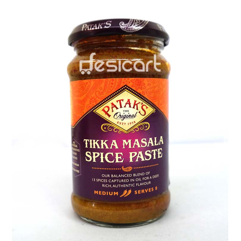 Buy Pataks Tikka Masla Spice Paste Medium 283G online -UK | Desicart