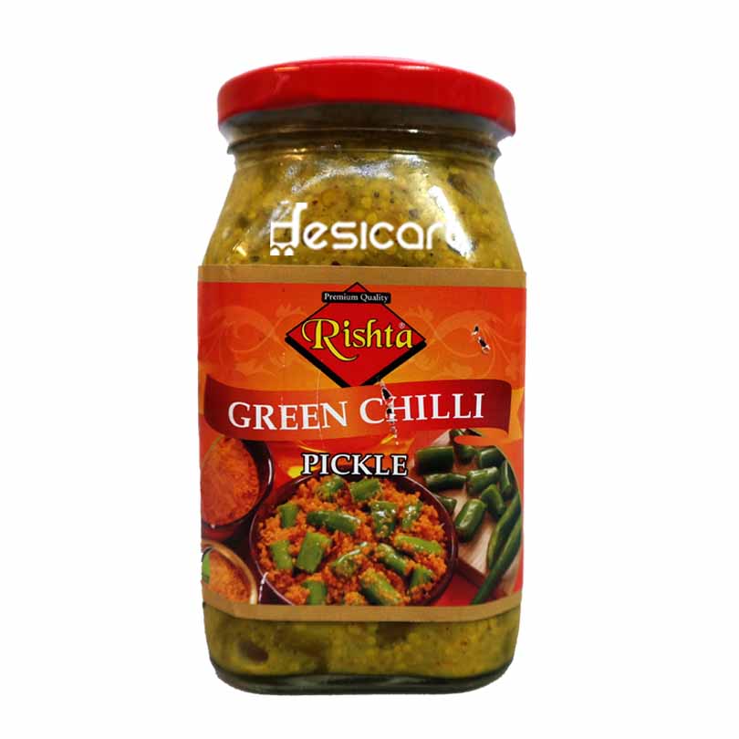Rishta Pickle Green Chilli 400g 