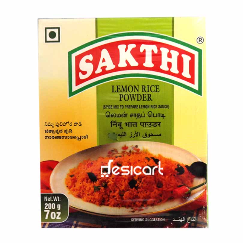 Lemon Rive Powder Shop Sakthi Lemon Rice Powder 200G online -UK | Desicart
