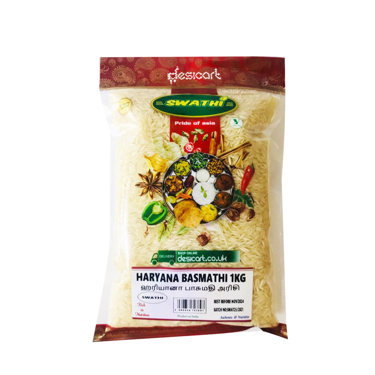 SWATHI HARYANA BASMATI 1KG