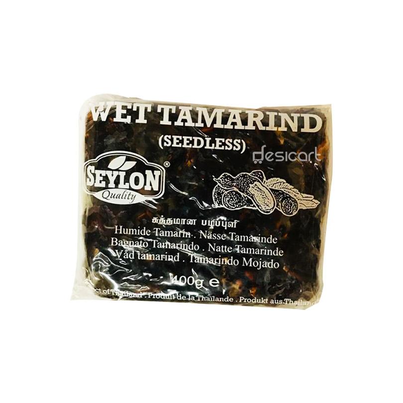 Buy Seylon Wet Tamarind (Seedless) 400g at Desicart.co.uk - Online Indian Grocery Store UK