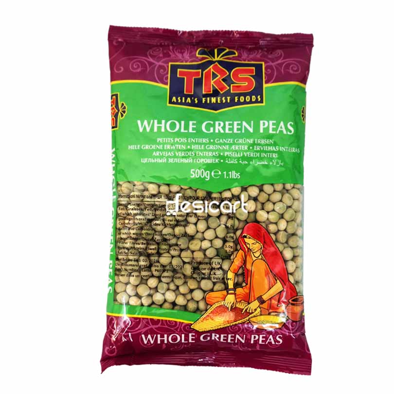 TRS WHOLE GREEN PEAS 500G