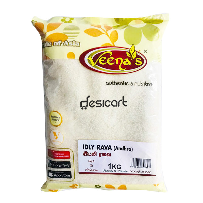 Buy Veena's Idly Rava (Andhra)1kg Online in the UK