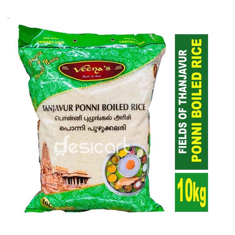 Veena's Ponni Boiled Rice 10kg 