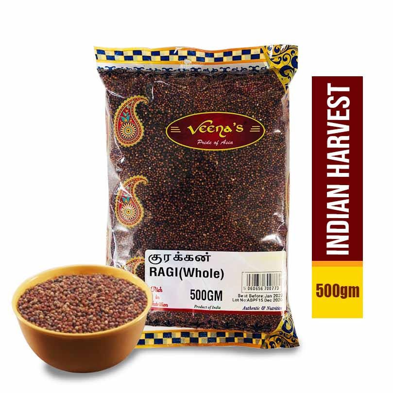 Buy Veena's Ragi Whole 500g Online in the UK