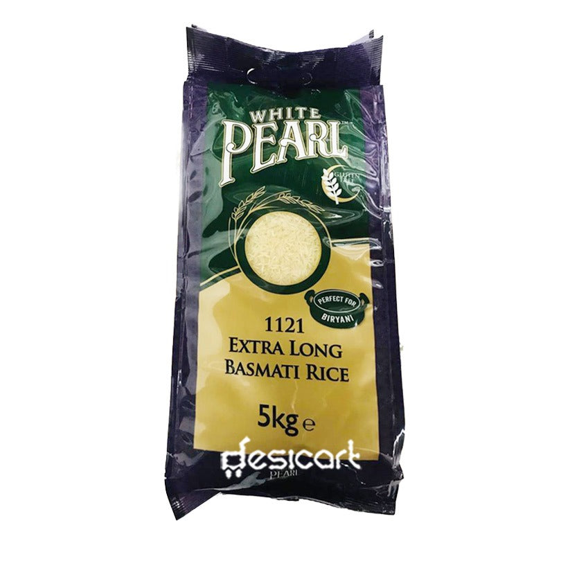 WHITE PEARL 1121 EXTRA LONG BASMATHI RICE 5KG