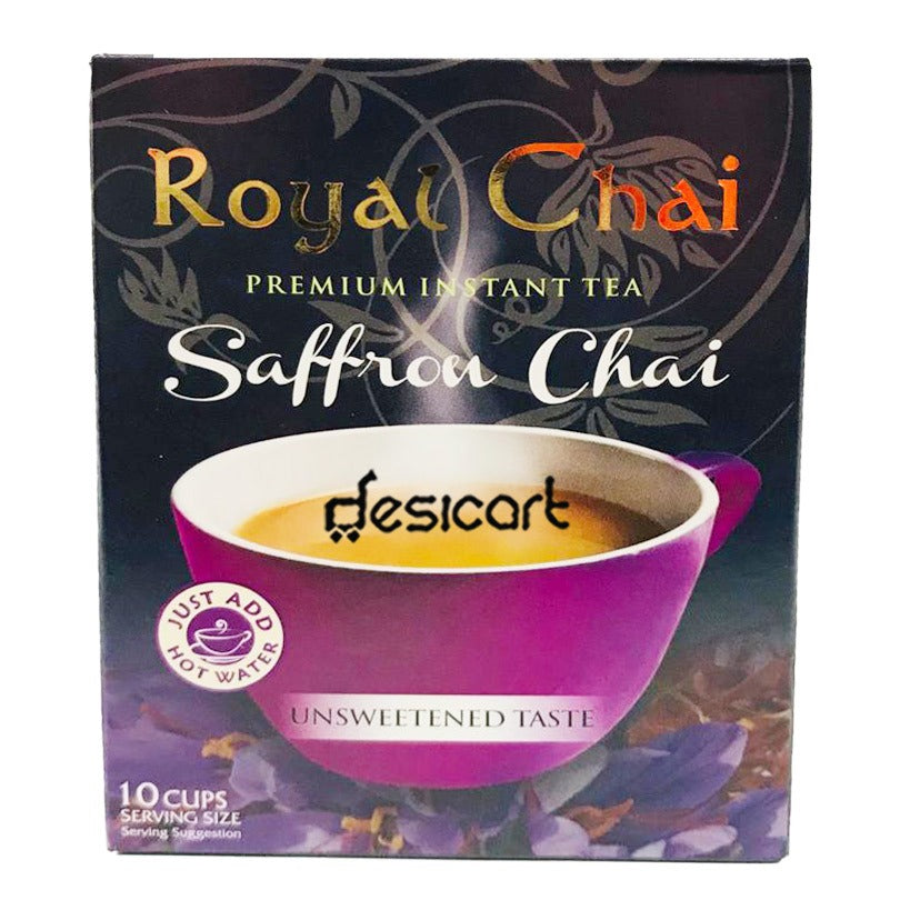 ROYAL CHAI SAFFRON UNSWEETENED 140G (10CUPS)