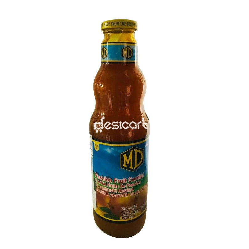 MD CORDIAL PASSION FRUIT 750ml