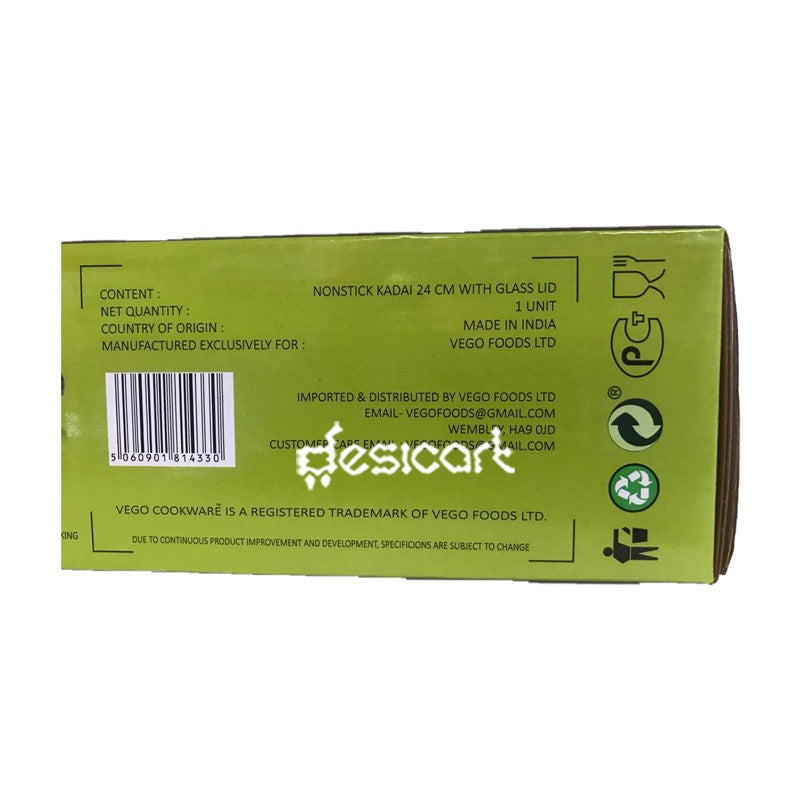 VEGO GRANITO NONSTICK KADHAI 24 CM